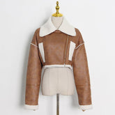 Top Tide Lambswool Short Fur Jacket